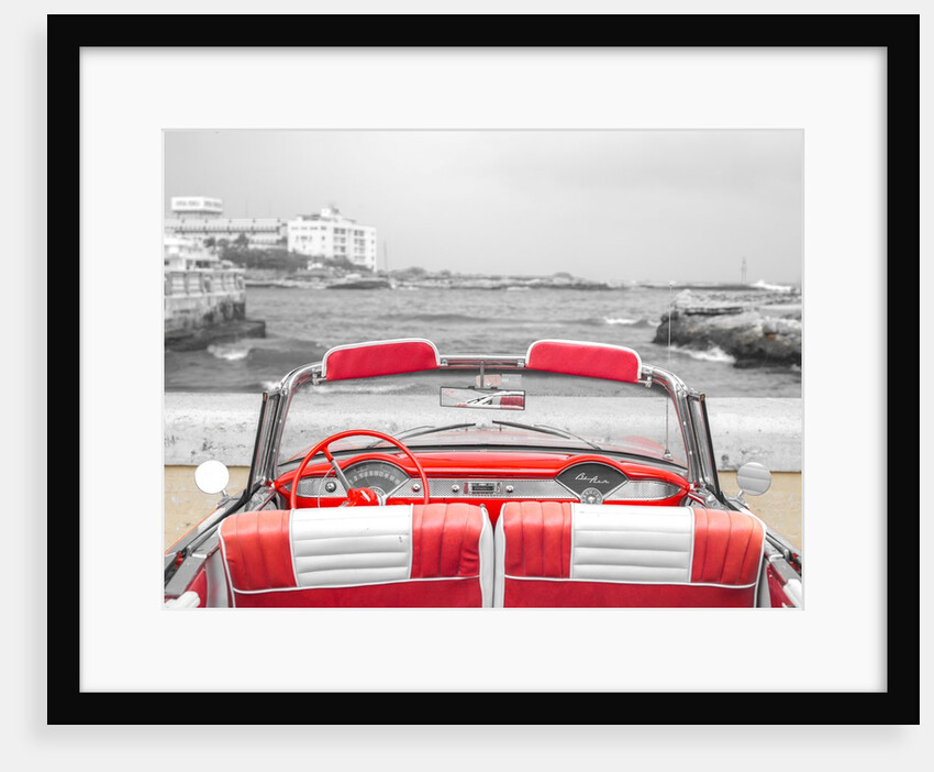 Vintage car in Havana by Assaf Frank